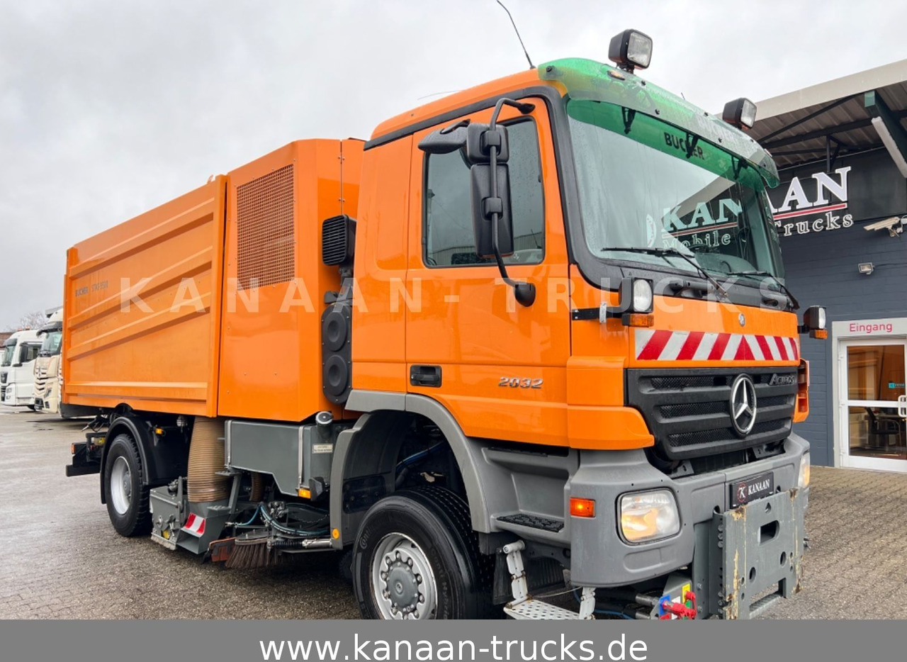 Mercedes-Benz 2032 Actros 4x4 Bucher STKF 9500 AIRPORT KLIMA - 거리 청소 차량 : 사진 1 Mercedes-Benz 2032 Actros 4x4 Bucher STKF 9500 AIRPORT KLIMA - 거리 청소 차량 : 사진 1